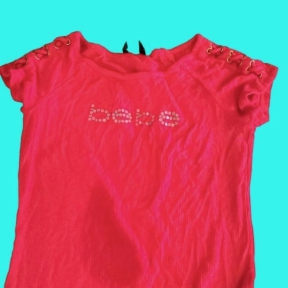 BEBE TOP red ♥️  small - Picture 1 of 4